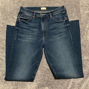 MOTHER the insider crop step fray jeans 27